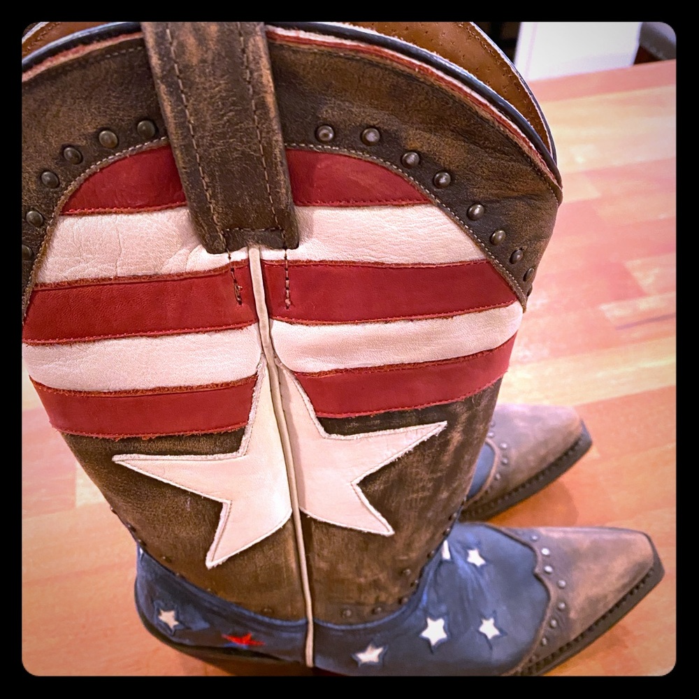 American Flag Cowgirl Boots